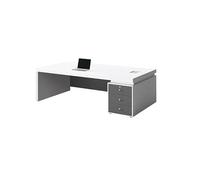 GFHTRELY Escritorio para Computadora Escritorio Adecuado for Oficina, Escritorio de Jefe, Gerente Moderno, Ejecutivo for computadora Individual, for el hogar Mesa para Juegos(140 * 60 * 75cm)