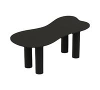 GFHTRELY Escritorio para Computadora Escritorio Creativo nórdico, Mesa for el hogar, Escritorio Curvo de Madera Maciza, for Ordenador Simple for, Estudio, Juego, Banco Trabajo Mesa para Juegos(140cm)