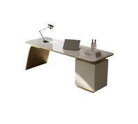 GFHTRELY Escritorio para Computadora Escritorio de encimera Pizarra Brillante, Estudio en casa con taquillas, Escritorio, Escritura, computadora Simple, Ejecutivo, Banco Trabajo Mesa para Juegos