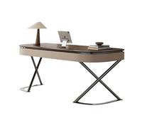 GFHTRELY Escritorio para Computadora Escritorio de Estudio Minimalista Madera Maciza for el hogar, Escritorio Moderno Lujo, Consulta, Oficina Simple for Jefe Mesa para Juegos(160 * 70 * 75cm)