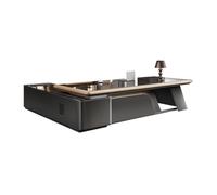 GFHTRELY Escritorio para computadora, escritorio de jefe, muebles de oficina modernos para presidentes, gerentes y mesa de juegos para ejecutivos