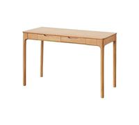 GFHTRELY Escritorio para Computadora Escritorio de Madera Maciza, Mesa caligrafía Roble Simple y Moderna, Escritorio Estudio, for Ordenador, Chino Mesa para Juegos(1400 * 560 * 760mm)