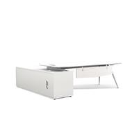 GFHTRELY Escritorio para Computadora Escritorio De Oficina, Jefe, Gerente Moderno, Supervisor, Presidente Y Silla Mesa para Juegos(C)