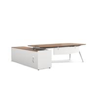 GFHTRELY Escritorio para Computadora Escritorio De Oficina, Jefe, Gerente Moderno, Supervisor, Presidente Y Silla Mesa para Juegos(B)