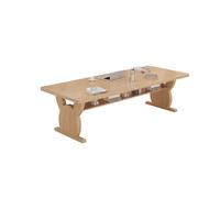 GFHTRELY Escritorio para Computadora Escritorio Grande de Madera Maciza for el hogar, Sala Estar, Estudio, Escritura, Mesa Tablero, Trabajo, Ocio Mesa para Juegos(200cm)
