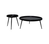 GFHTRELY Escritorio para Computadora Mesa de Centro Redonda Madera Maciza, apartamento pequeño y Moderno, Mesa for Sala Estar, Muebles Cama Desayuno, Auxiliar pequeña Mesa para Juegos(Cmcombination)