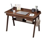 GFHTRELY Escritorio para Computadora Mesa de Ordenador Multifuncional for el hogar con estantería y cajones, Mesa Estudio for Estudiantes, Escritorio Oficina Mesa para Juegos(E,120 * 60 * 75cm)