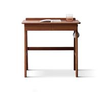 GFHTRELY Escritorio para computadora, moderno, simple, multifuncional, para aprender a escribir, con agujero para cables, barra para colgar, mesa de juegos en casa, oficina (nogal, 1 metro)