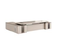 GFHTRELY Escritorio para Computadora Oficina de Jefe atmosférica, Muebles Modernos, Escritorio Presidente y Gerente, liderazgo Mesa para Juegos(2.2m)