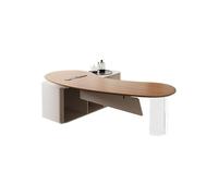 GFHTRELY Escritorio para ordenador banco de trabajo de oficina simple y especialmente formado de madera maciza con mesa de té, mesa de ordenador creativa, diseño de anacardo, adecuado para negocios y