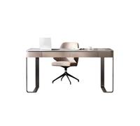 GFHTRELY Escritorio para ordenador escritorio de oficina con estante de pizarra para ordenador simple 2 cajones Mesa estudio para sala de estar Workstation mesa de juego (B,160 cm)