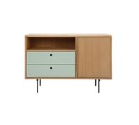 GFHTRELY Gabinete de buffet para restaurante, aparador de madera maciza, para sala de estar, armario de bar pequeño, armario nórdico, entrada, armario de almacenamiento (A)