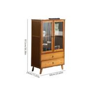 GFHTRELY Gabinete de buffet simple para el hogar, comedor, cocina, sala de estar, armario de almacenamiento retro (XL: 60 cm x 97,5 cm)