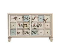 GFHTRELY Gabinete de madera para dormitorio, mesita de noche, armario de almacenamiento, armario para sala de estar, entrada, comedor, armario rural (S: 120 x 40 x 90 cm)