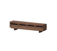 GFHTRELY Mesa Auxiliar de Madera Maciza Nogal 210 cm for Sala Estar, Mueble pequeño for el hogar, Ideal for hoteles y Salas conferencias Consola Multimedia