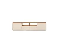 GFHTRELY Mesa consola de madera maciza retro blanca de 200 cm, centro de entretenimiento rural, muebles de almacenamiento para salas de estar y hoteles, consola multimedia