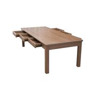 GFHTRELY - Mesa de estudio de madera maciza con cajones de ocio, multipersona, mesa de juego (180 x 80 x 75 cm)