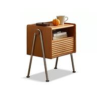 GFHTRELY Mesa de noche creativa para el hogar, mesita de noche retro, armario de almacenamiento, dormitorio, sala de estar, sofá, mesa auxiliar, mesa pequeña