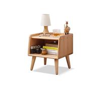 GFHTRELY Mesa de noche cuadrada multifuncional para sofá, mesita de noche, armario, sala de estar, mesa de centro, mesita de noche, mesa de noche semiabierta, mesa pequeña (A)