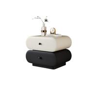 GFHTRELY Mesa de noche de madera maciza para dormitorio principal, simple y moderna, mesa pequeña (2)