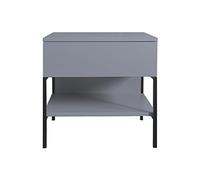 GFHTRELY Mesa de noche para el hogar, mesa de noche de una sola capa, taquilla, sala de estar, sofá multifuncional, mesa auxiliar de dormitorio, mesita de noche, estante abierto, mesa pequeña (C)