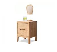 GFHTRELY Mesita de noche cuadrada para interiores con doble cajón, armario de almacenamiento, mesa auxiliar para sala de estar, dormitorio, mesa pequeña (A)