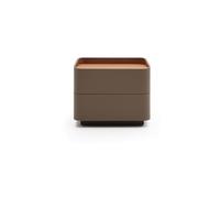 GFHTRELY Mesita de noche de cuero estilo nórdico simple para dormitorio, armario de almacenamiento para sala de estar, mesa pequeña