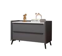 GFHTRELY Mesita de noche moderna y minimalista para el hogar, dormitorio, mueble de almacenamiento de madera maciza de lujo, mesa pequeña (6,45 cm)