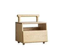 GFHTRELY Mesita de noche para el hogar, mesita de noche, estante de almacenamiento, cajón lateral, sala de estar, mesa auxiliar, mesa pequeña (B)