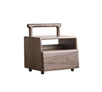 GFHTRELY Mesita de noche para sofá, mesita de noche, armario para dormitorio, estante de almacenamiento, cajón lateral, sala de estar, mesa de centro, armario lateral, mesa pequeña (A)