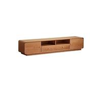 GFHTRELY Mueble de Entretenimiento Suelo Madera Maciza 195x40x39cm, Almacenamiento Audiovisual para Salón para Sala Conferencias Hotel Lounge Consola Multimedia