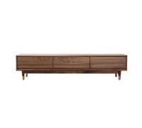 GFHTRELY Mueble de TV nórdico, casillero Minimalista Moderno for Sala Estar, gabinete Audiovisual Multifuncional con 3 cajones Almacenamiento Consola Multimedia(M-160cm)