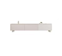 GFHTRELY Mueble esquinero for TV, Color Blanco Crema, Moderno, for Sala de Estar, hogar, pequeño apartamento, Almacenamiento for Consola Multimedia(160 * 30 * 34cm)