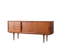 GFHTRELY Mueble Moderno de Estilo Retro nórdico, Mueble Entrada, Almacenamiento, TV Madera Maciza boj Consola Multimedia