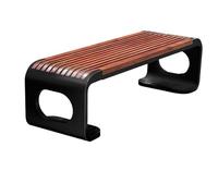 GFHTRELY Muebles de Entrada Banco De Parque Banco De Acero Inoxidable Rejilla De Piña Departamento De Ventas De Estadio De Madera Maciza Banco De Ocio Al Aire Libre Sillas de Exterior