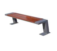 GFHTRELY Muebles de Entrada Silla De Parque Al Aire Libre Banco De Ocio De Madera Maciza Banco De Metal Al Aire Libre Sillas de Exterior(A 150CM)