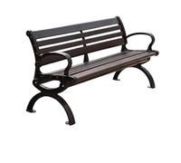GFHTRELY Muebles De Entrada Silla De Parque, Banco Al Aire Libre, Doble Taburet, Respaldo, Silla De Ocio Comunitaria Sillas Al Aire Libre (A)