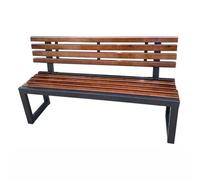 GFHTRELY Muebles de Entrada Silla De Parque, Banco Al Aire Libre, Patio Al Aire Libre, Centro Comercial, Silla Trasera De Descanso, Banco De Madera Maciza Sillas de Exterior(A 150CM)