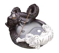 GFHTRELY Quemador de incienso de cerámica de reflujo, quemador de incienso Bagua aromaterapia creativo decoración interior del hogar incensario