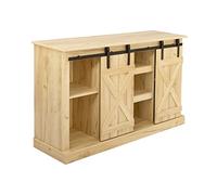 GFHTRELY Soporte de TV Moderno Centro Entretenimiento Multimedia Mesa Consola con Puerta corrediza Granero for Sala Estar Dormitorio Oficina Consola Multimedia(D)