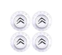 GFHZZS 4Pcs con Coche Logo Emblema Tapacubos para Citroen C5 2008-2012,ABS Automóviles Tapas Buje Reemplazo Original Centro Rueda Cap Impermeable A Prueba Polvo Coche Accesorios,E