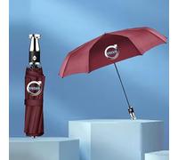 GFHZZS Coche Regalos Paraguas Plegable para Volvo XC60 Facelift 2021,con Emblema de Coche Paraguas Antiviento Portátil Compacto Recubrimiento Efecto Loto Secado Rápido Viaje Coche,C-Red