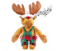 Gfilay Reno Rudolph Bailarín Animado de Peluche para Navidad