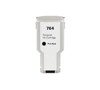 GFJHFDCR Cartuchos de Tinta compatibles para HP764 DesignJet T3500 764 C1Q17A C1Q16A C1Q13A C1Q14A Color(1PCS PBK-300ML)