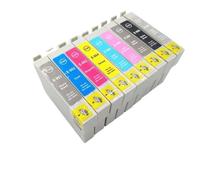 GFJHFDCR Cartuchos de Tinta de Repuesto para T0961 T0969, compatibles con Stylus Photo R2880 Photo Classic Ink Inside(One Set (9 PCS))