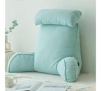 GFKJLOUJK Almohada para Leer Diseño ergonómico, Respaldo, Soporte Lumbar, Brazo, Cojín del Asiento, Reposo, Cama, Silla, Respaldo, Almohada, Almohada de Soporte for el Respaldo(Lime Green)