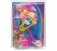 GFL82 Dreamtopia Luz Brillante Sirena Con Efecto De Luz Rubio Barbie Mattel