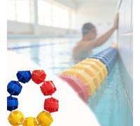 GFLPSQIA Cuerda de Seguridad para Piscinas Cuerda Divisoria De Seguridad para Piscina, Longitud 1 10 15 25 M Boya De Piscina En Espiral Ajustable para Entrenamiento/competición(L 4M)