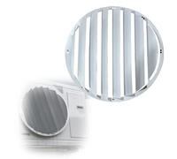 GFLPSQIA Deflector Aire Acondicionado 25 40 50 60 70 80 90 Cm De Diámetro Deflector De Aire Acondicionado Exterior, Cubierta Guía Viento Cerca del Compresor, Rejilla Protectora(Dia 38 cm)