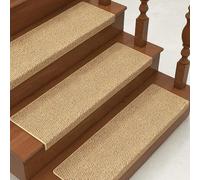 GFLPSQIA Stair treads Peldaños De Escalera De Alfombra De 55 65 75 80 Cm De Largo, Cubiertas De Escalera De Punta Redondeada Extra Anchas para Niños/Perros(20 PCS,L 70cm x W 24cm)